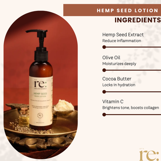 Hemp Seed Body Lotion for Deep Skin Hydration