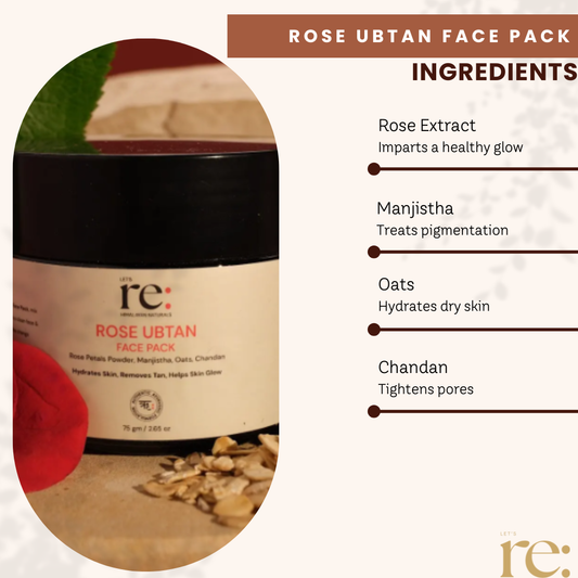 Rose Ubtan  Face Pack