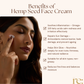Hemp Seed Face Cream for Anti-Aging & Hydration