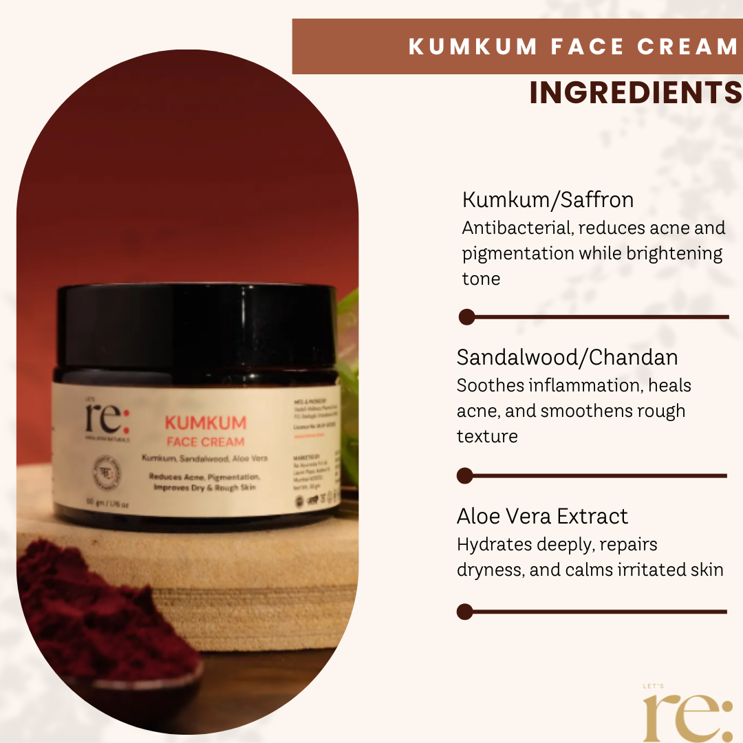 Kumkum Face Cream for Nourished Glowing Skin
