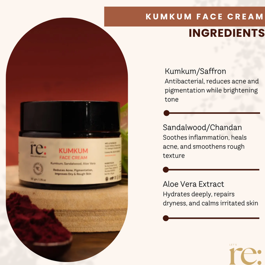 Kumkum Face Cream for Nourished Glowing Skin