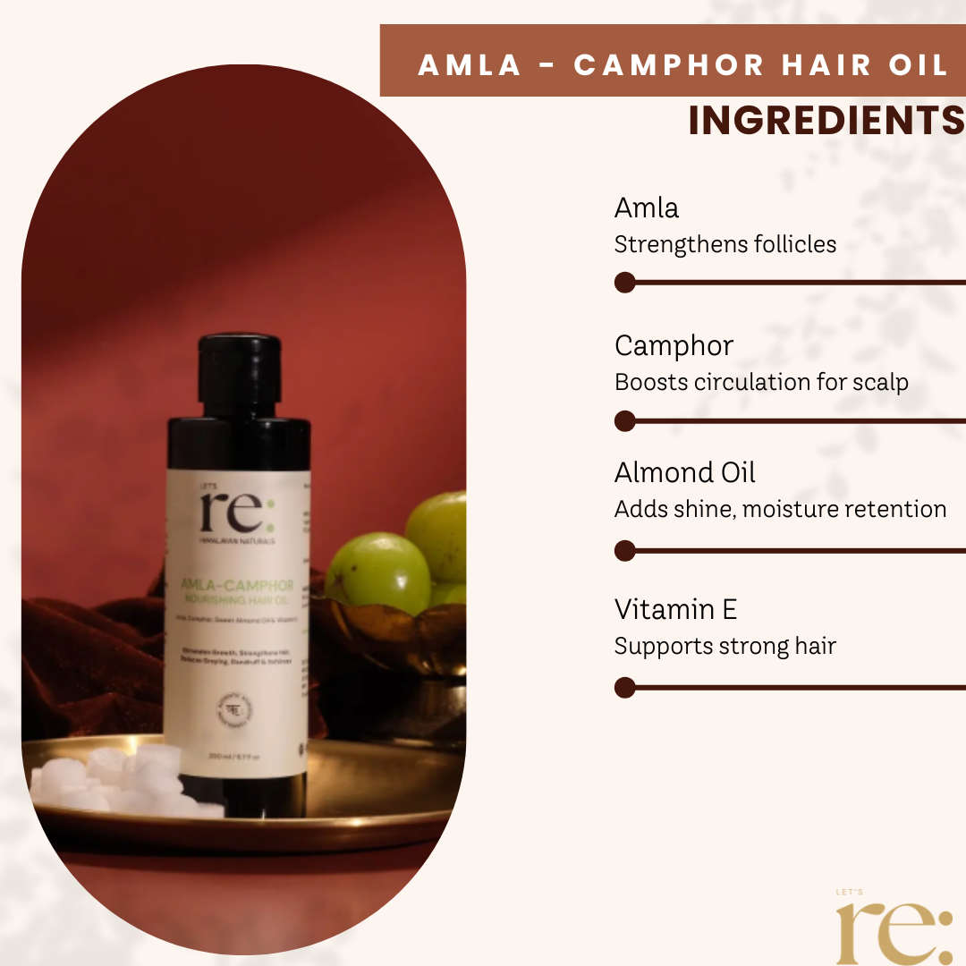 Amla - Camphor  Nourishing Hair Oil