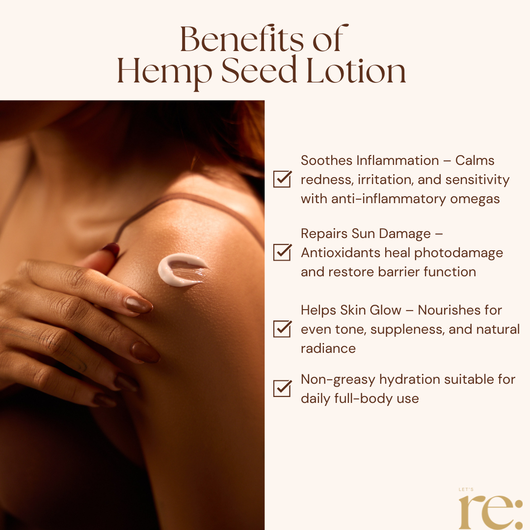 Hemp Seed Body Lotion for Deep Skin Hydration
