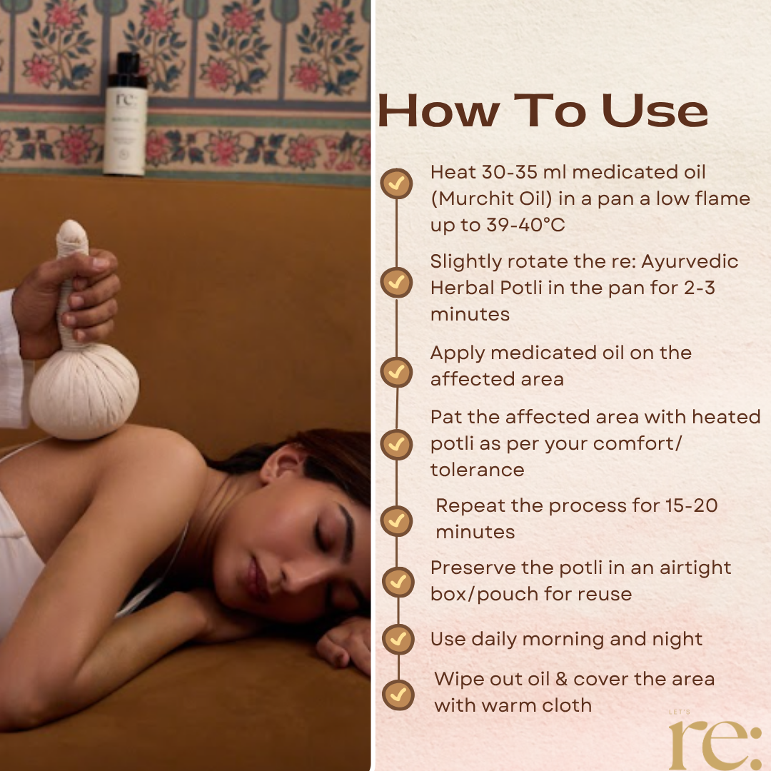Ayurvedic Herbal Potli for Pain Relief & Circulation