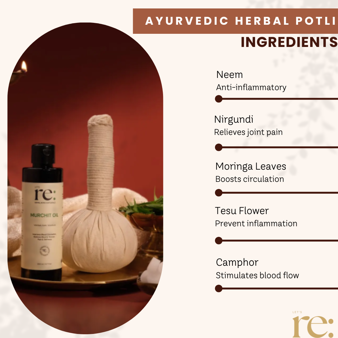 Ayurvedic Herbal Potli for Pain Relief & Circulation