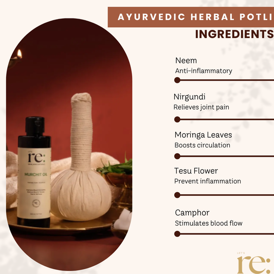 Ayurvedic Herbal Potli for Pain Relief & Circulation