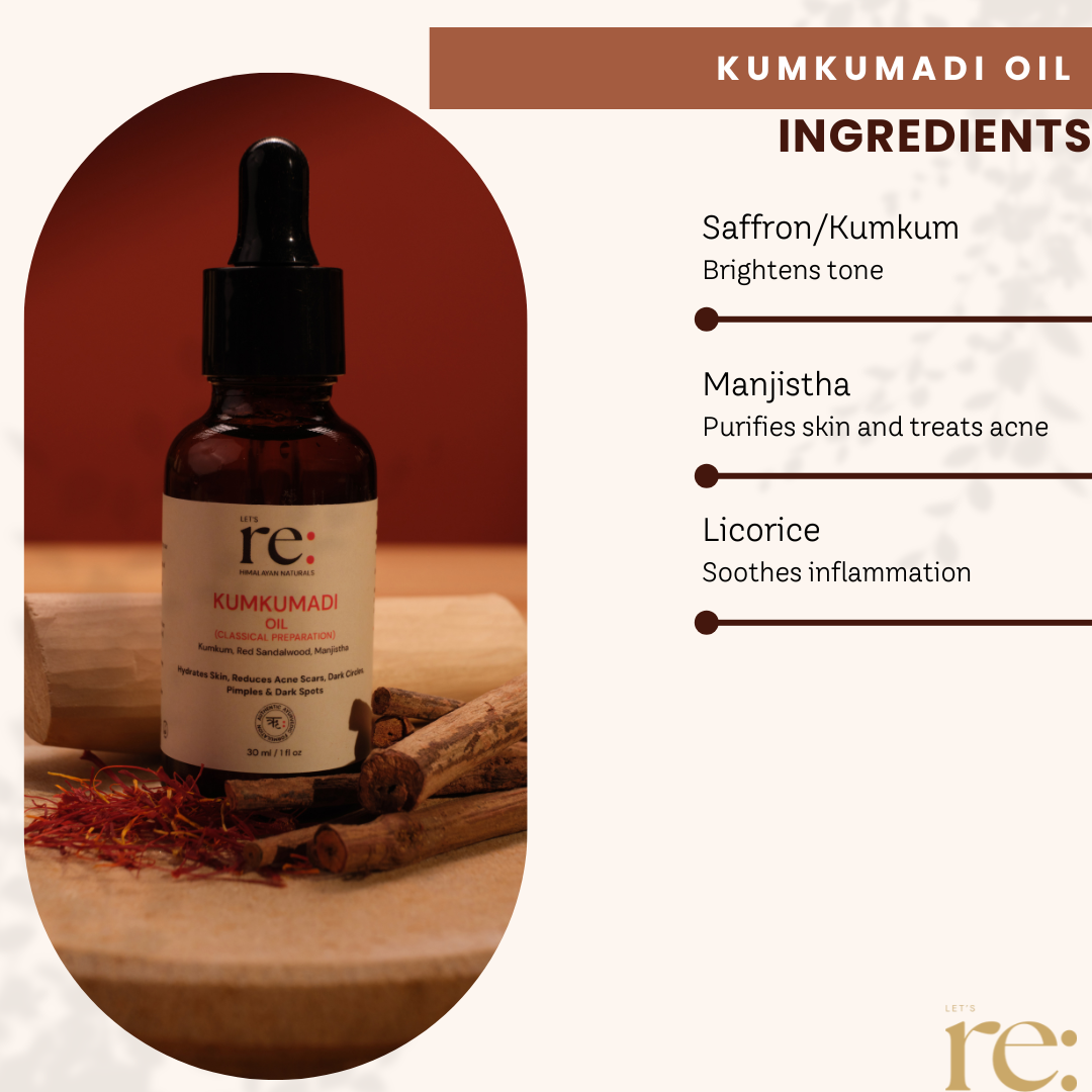 Kumkumadi Oil for Overnight Skin Repair