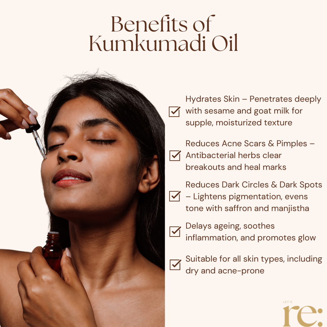 Kumkumadi Oil for Overnight Skin Repair