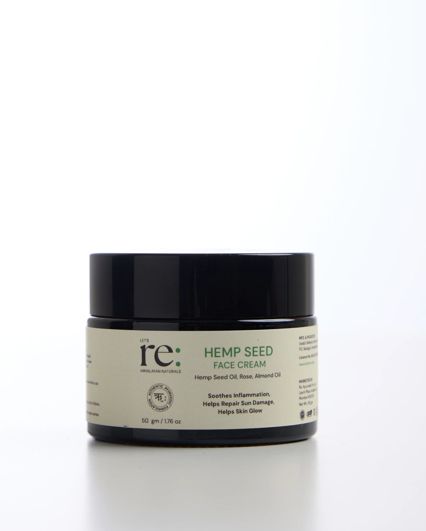 Hemp Seed Face Cream for Anti-Aging & Hydration