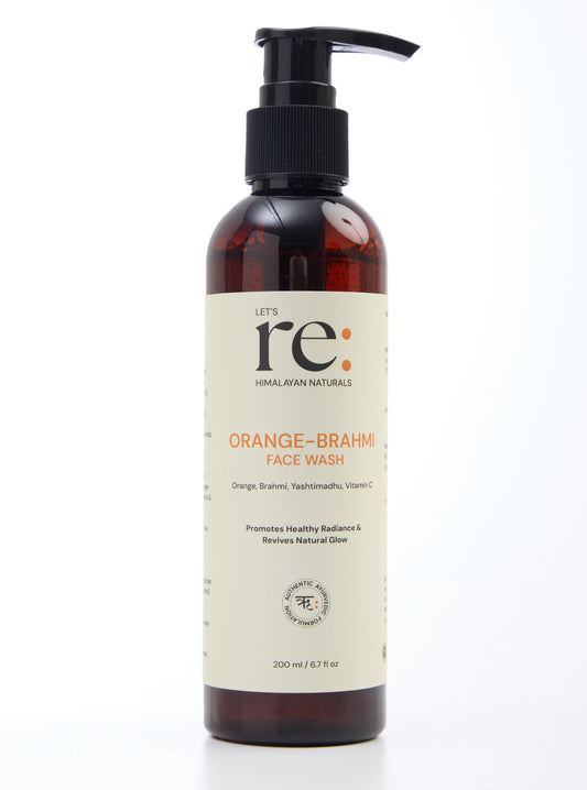 Orange Brahmi Face Wash for Fresh Glowing Skin