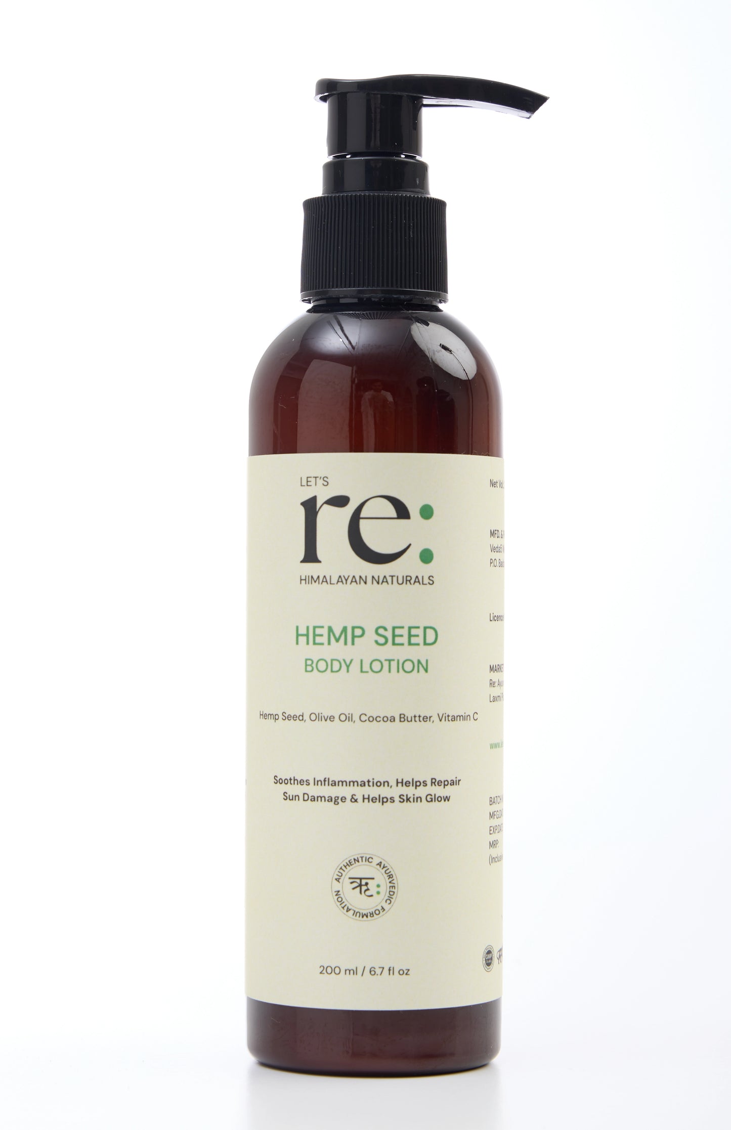 Hemp Seed Body Lotion for Deep Skin Hydration